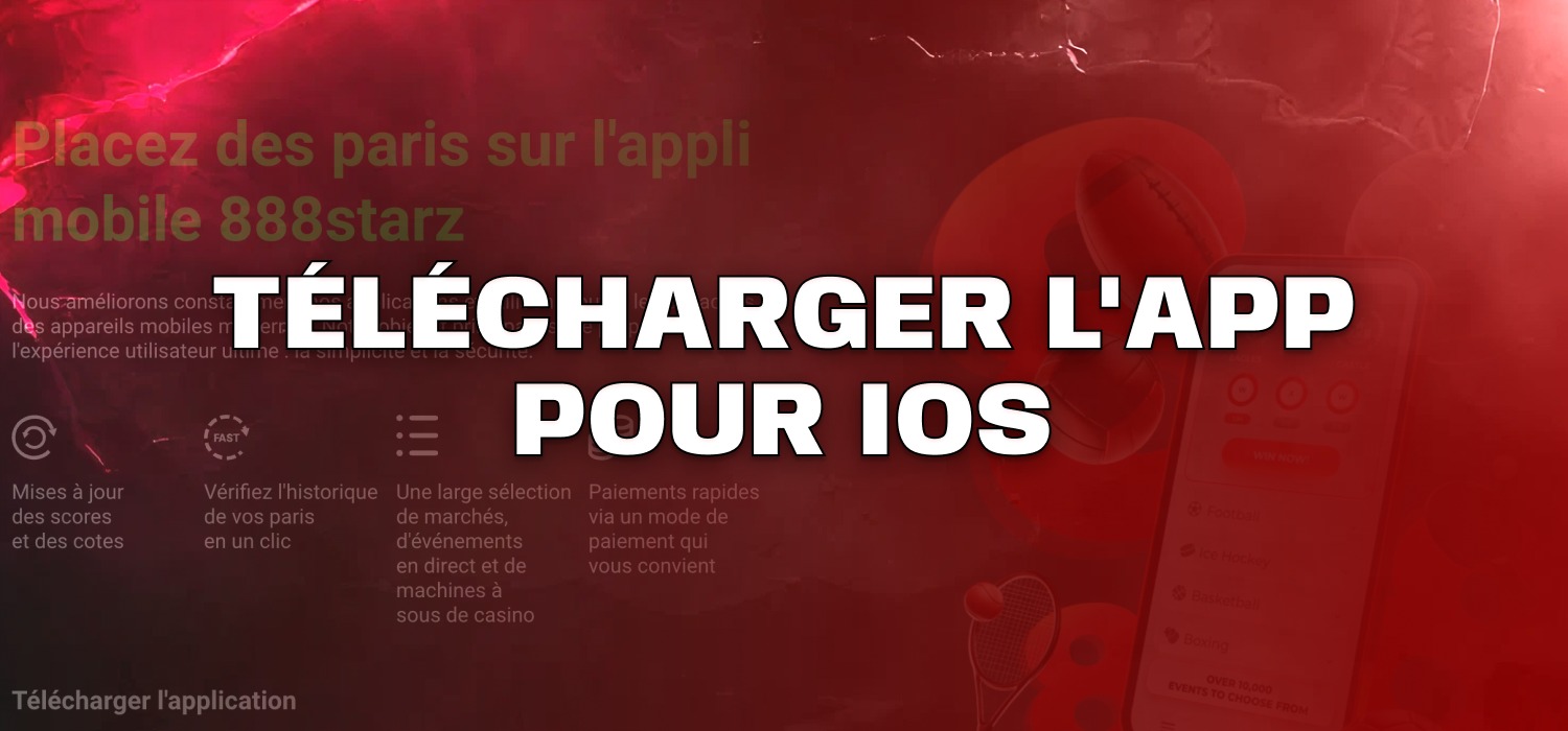 Application 888Starz pour iOS