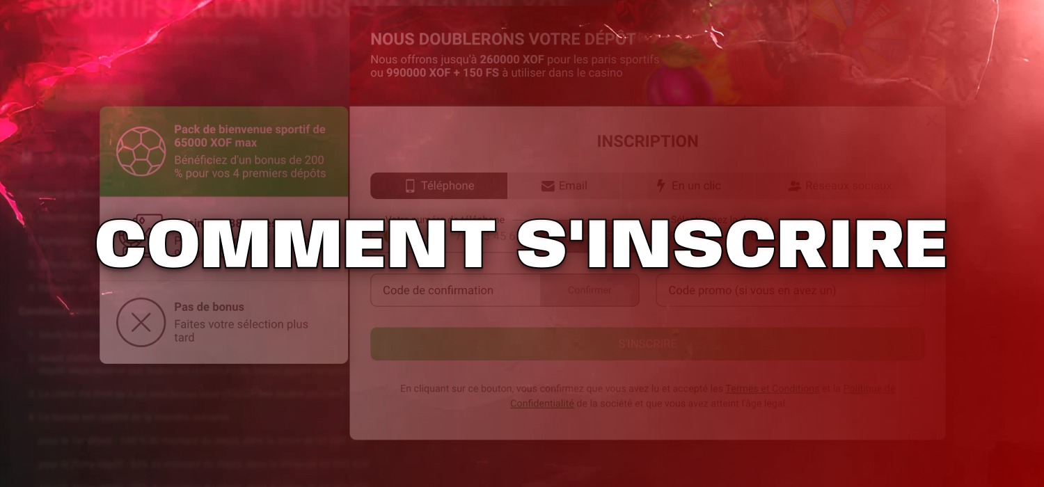 Inscription sur 888Starz